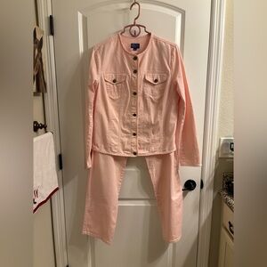 Pendleton Pink Denim Jacket and Pants Set - Excellent Condition